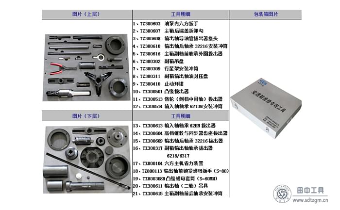 重汽變速箱維修工具