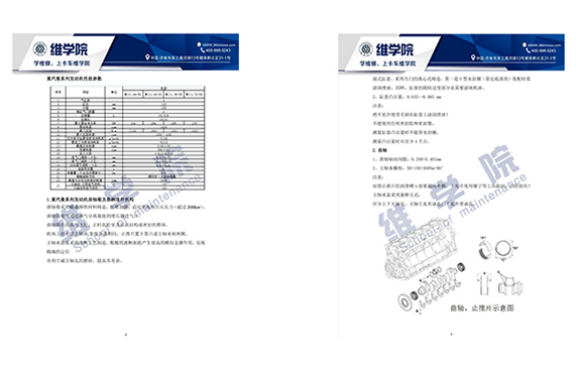 中國重汽曼系列發(fā)動機維修培訓(xùn)教材內(nèi)容展示（二）