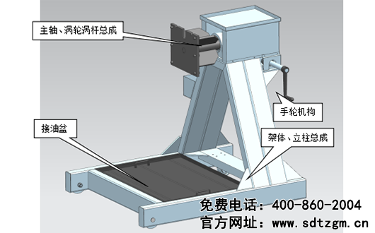 上菲紅發(fā)動機翻轉架組成展示圖片