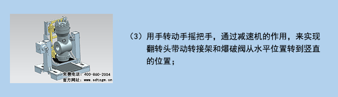 爆破閥翻轉(zhuǎn)架使用說明書3